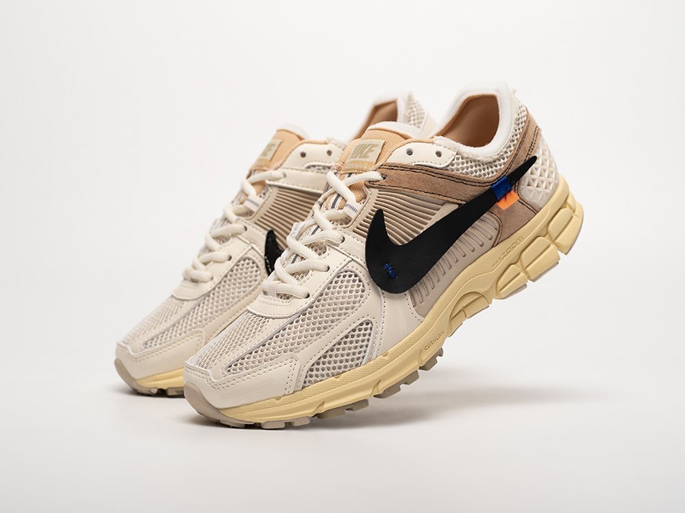 Nike Air Zoom Vomero 5 бежевые текстиль мужские (AR32622) - фото 2 Nike Air Zoom Vomero 5 бежевые текстиль мужские (AR32622) - фото 2
