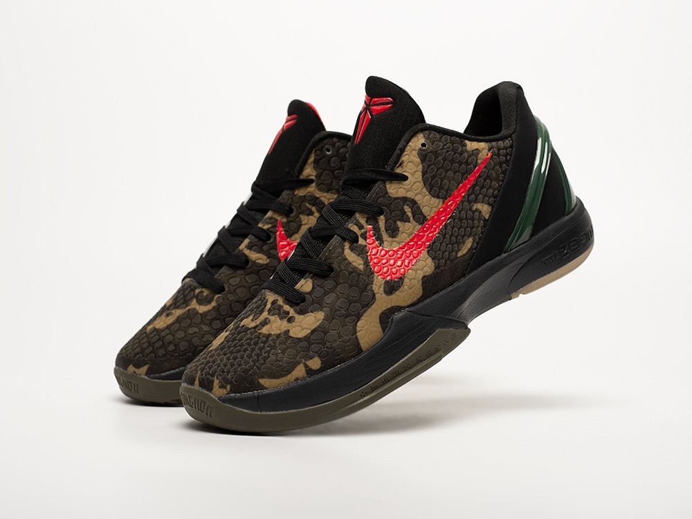 Nike Zoom Kobe 6 Protro Italian Camo 2024 черные текстиль мужские (AR32624) - фото 2