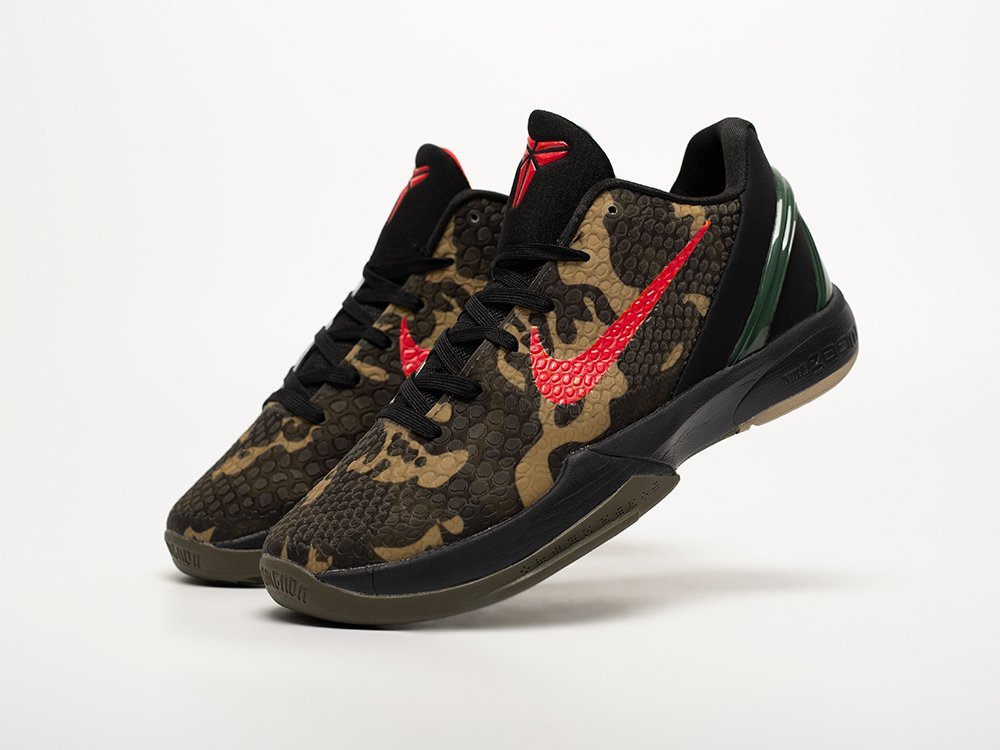 Nike Zoom Kobe 6 Protro Italian Camo 2024 черные текстиль мужские (AR32624) - фото 2 Nike Zoom Kobe 6 Protro Italian Camo 2024 черные текстиль мужские (AR32624) - фото 2
