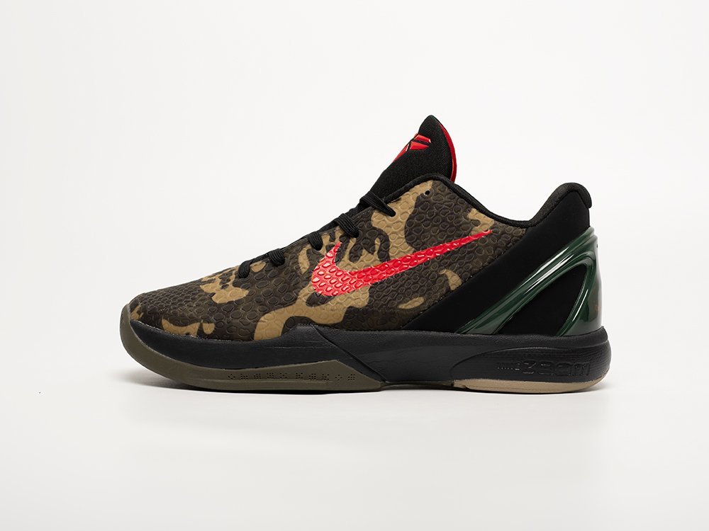 Nike Zoom Kobe 6 Protro Italian Camo 2024 черные текстиль мужские (AR32624) - фото 1