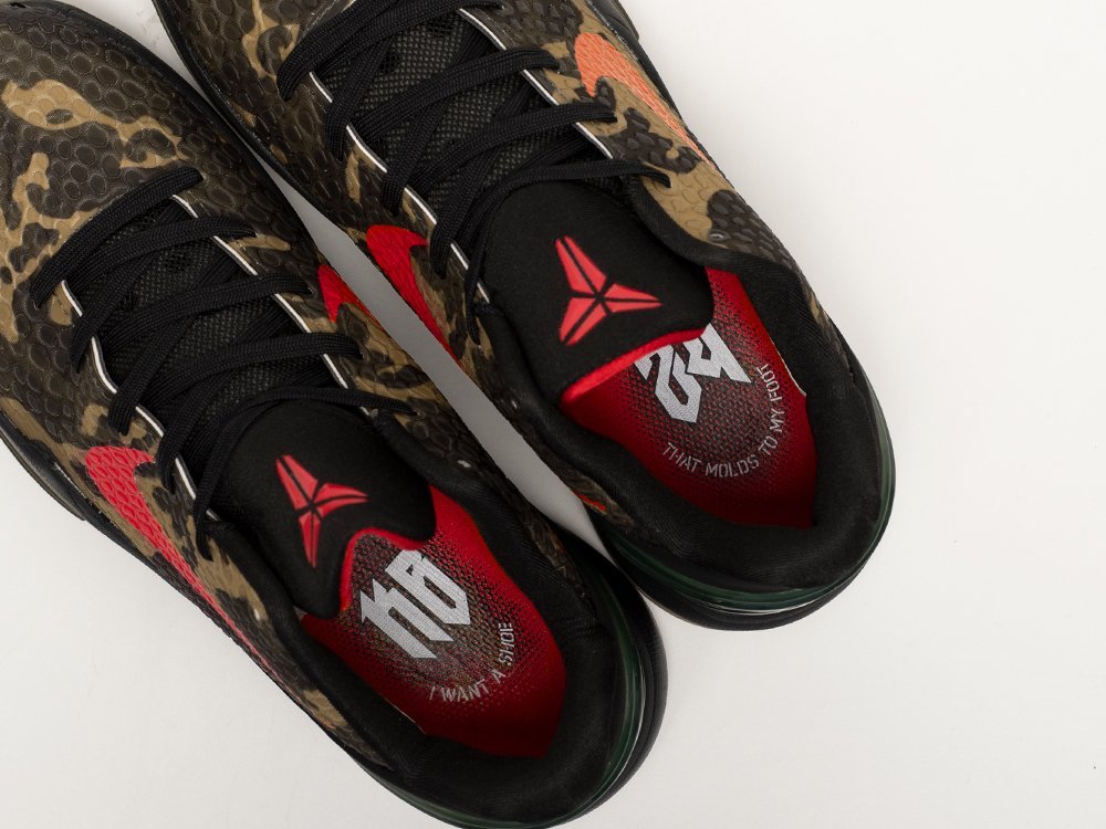 Nike Zoom Kobe 6 Protro Italian Camo 2024 черные текстиль мужские (AR32624) - фото 8 Nike Zoom Kobe 6 Protro Italian Camo 2024 черные текстиль мужские (AR32624) - фото 8