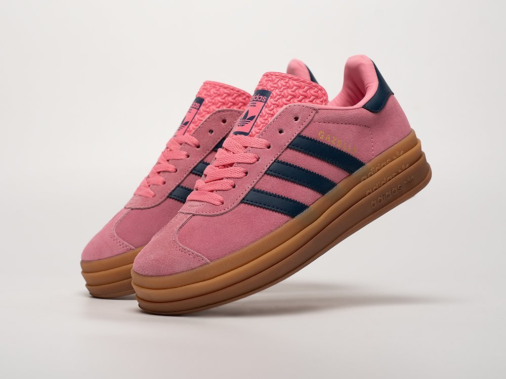 Adidas Gazelle Bold WMNS розовые замша женские (AR32632) - фото 2