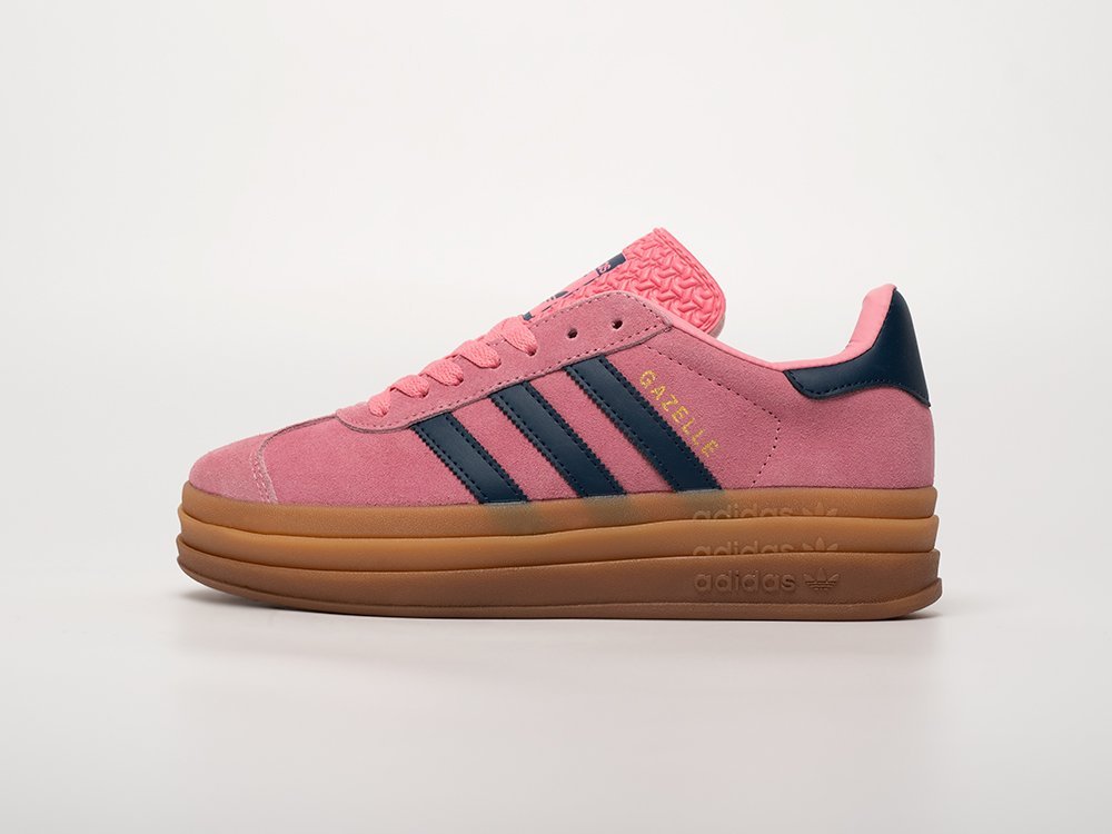 Adidas Gazelle Bold WMNS розовые замша женские (AR32632) - фото 1