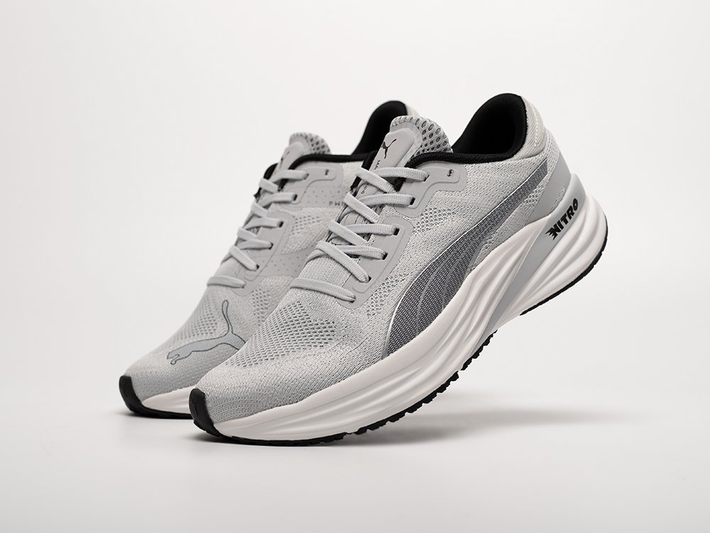 Puma Magnify Nitro 2 серые текстиль мужские (AR32640) - фото 2 Puma Magnify Nitro 2 серые текстиль мужские (AR32640) - фото 2