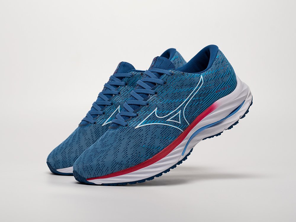 Mizuno Wave Rider 26 синие текстиль мужские (AR32643) - фото 2