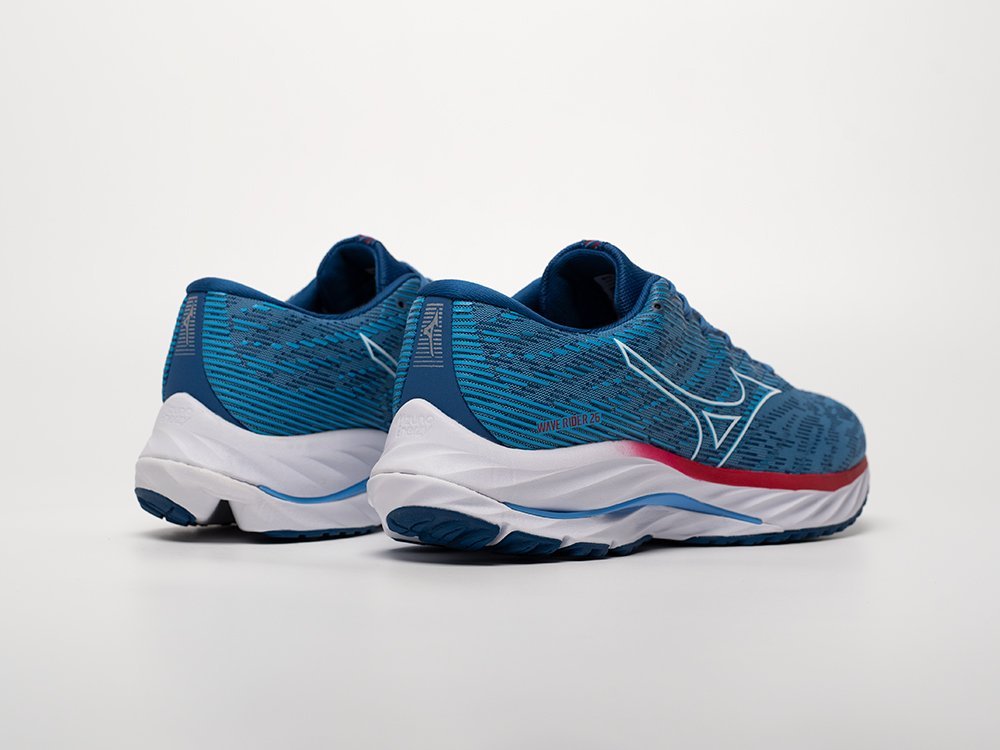 Mizuno Wave Rider 26 синие текстиль мужские (AR32643) - фото 4