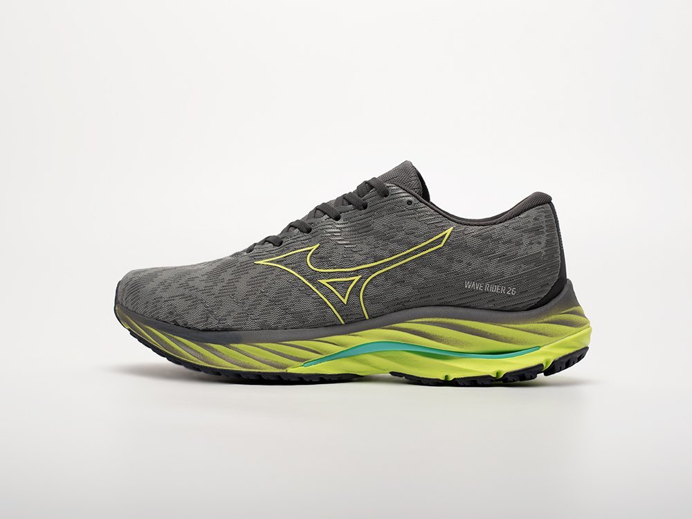 Mizuno Wave Rider 26 серые текстиль мужские (AR32644) - фото 1 Mizuno Wave Rider 26 серые текстиль мужские (AR32644) - фото 1