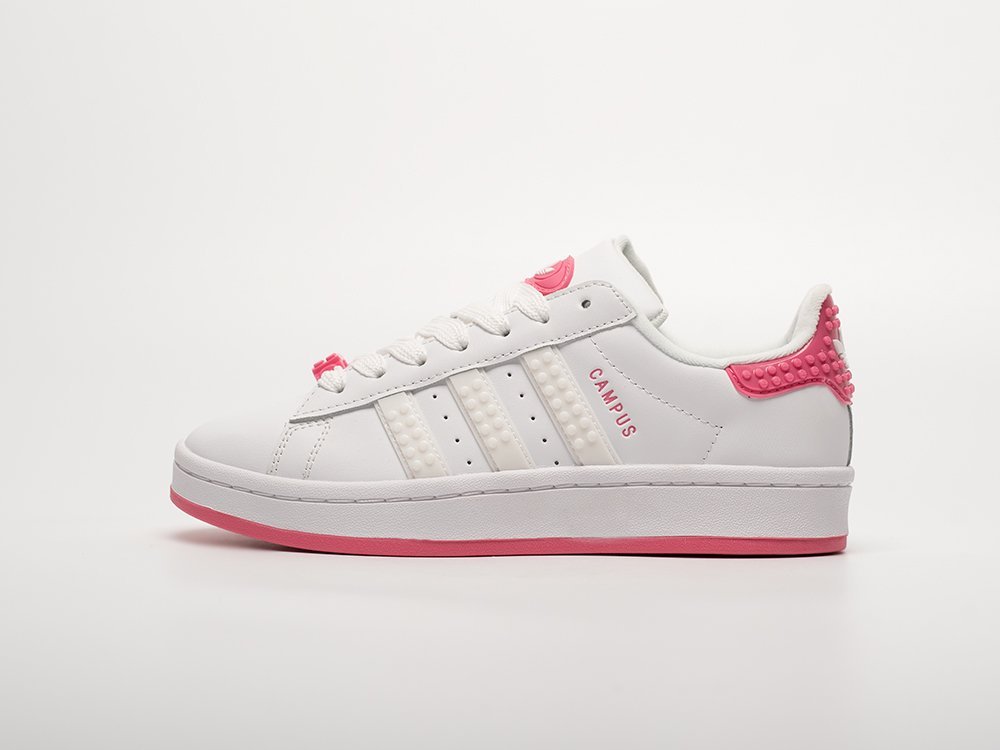 Adidas x LEGO x Campus WMNS белые кожа женские (AR32646) - фото 1