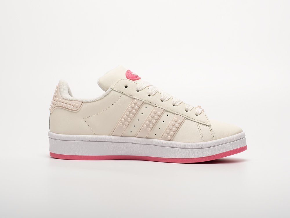 Adidas x LEGO x Campus WMNS бежевые кожа женские (AR32648) - фото 3