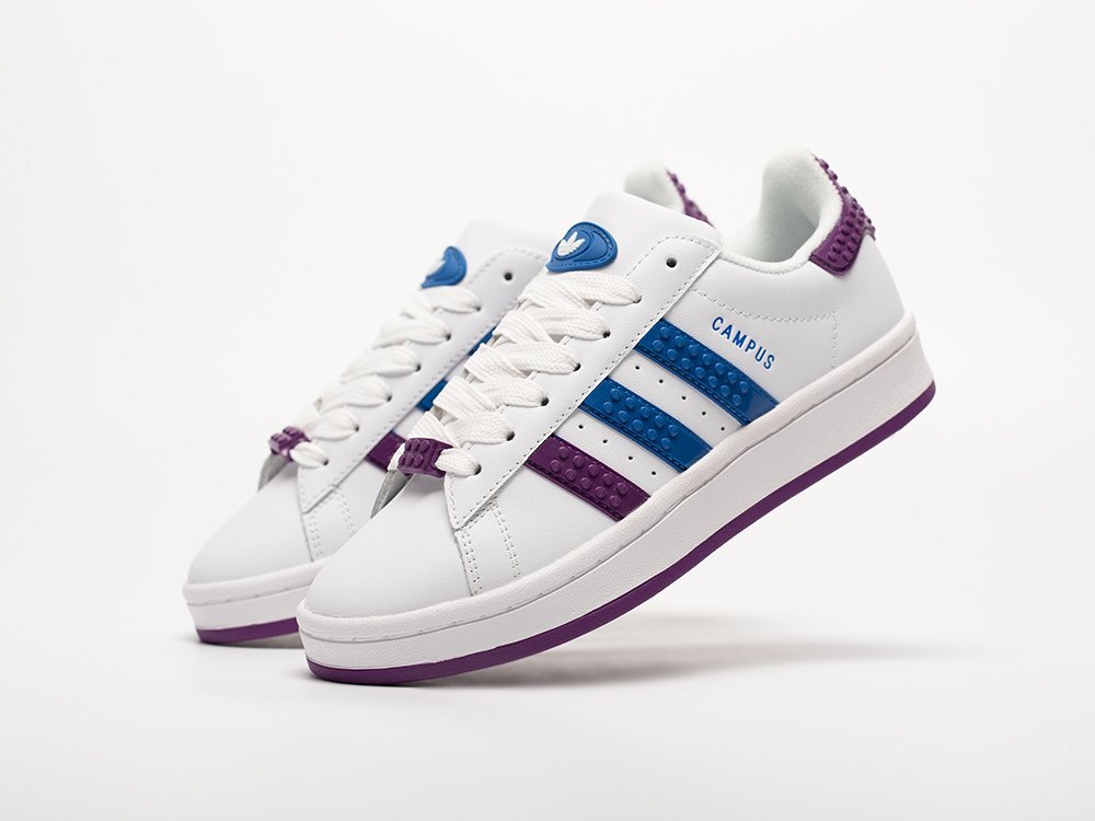 Adidas x LEGO x Campus WMNS белые кожа женские (AR32649) - фото 2