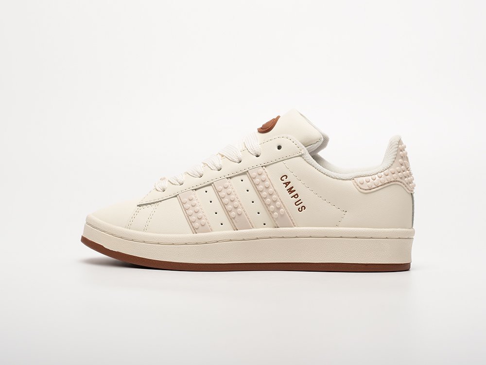 Adidas x LEGO x Campus WMNS бежевые кожа женские (AR32650) - фото 1 Adidas x LEGO x Campus WMNS бежевые кожа женские (AR32650) - фото 1
