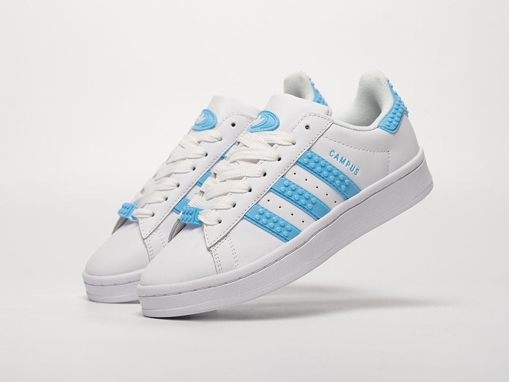 Adidas x LEGO x Campus WMNS белые кожа женские (AR32651) - фото 2