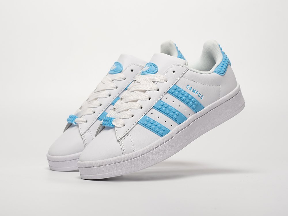 Adidas x LEGO x Campus WMNS белые кожа женские (AR32651) - фото 2 Adidas x LEGO x Campus WMNS белые кожа женские (AR32651) - фото 2