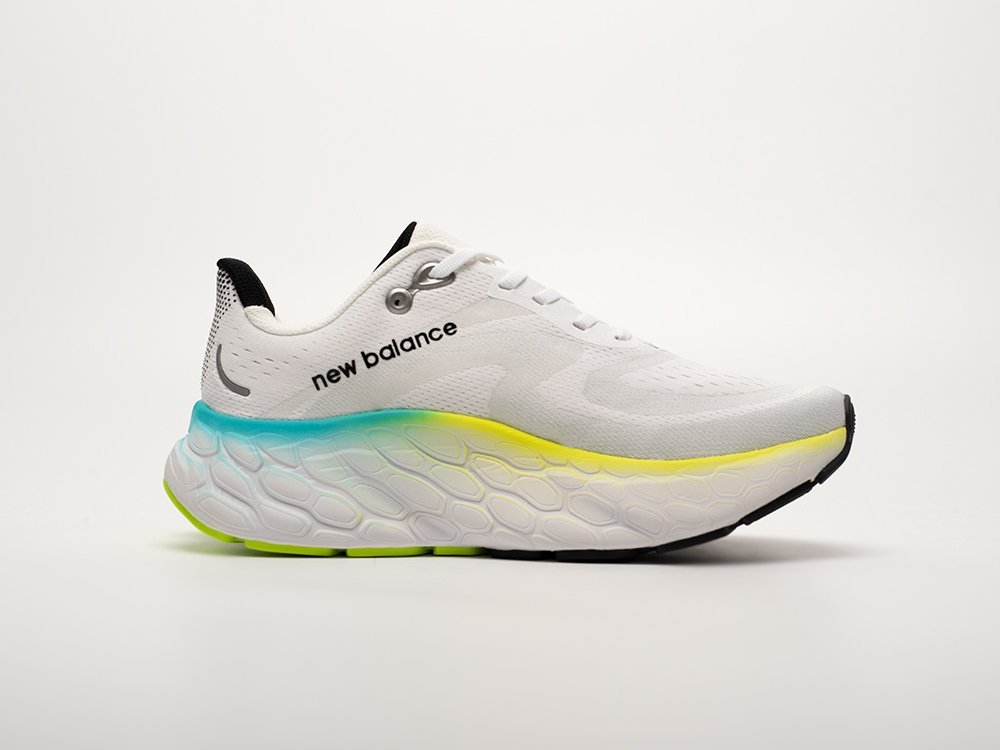 New Balance Fresh Foam X More Trail v4 белые текстиль мужские (AR32667) - фото 3