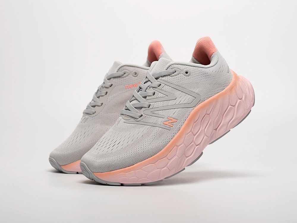 New Balance Fresh Foam X More Trail v4 WMNS серые текстиль женские (AR32669) - фото 2 New Balance Fresh Foam X More Trail v4 WMNS серые текстиль женские (AR32669) - фото 2