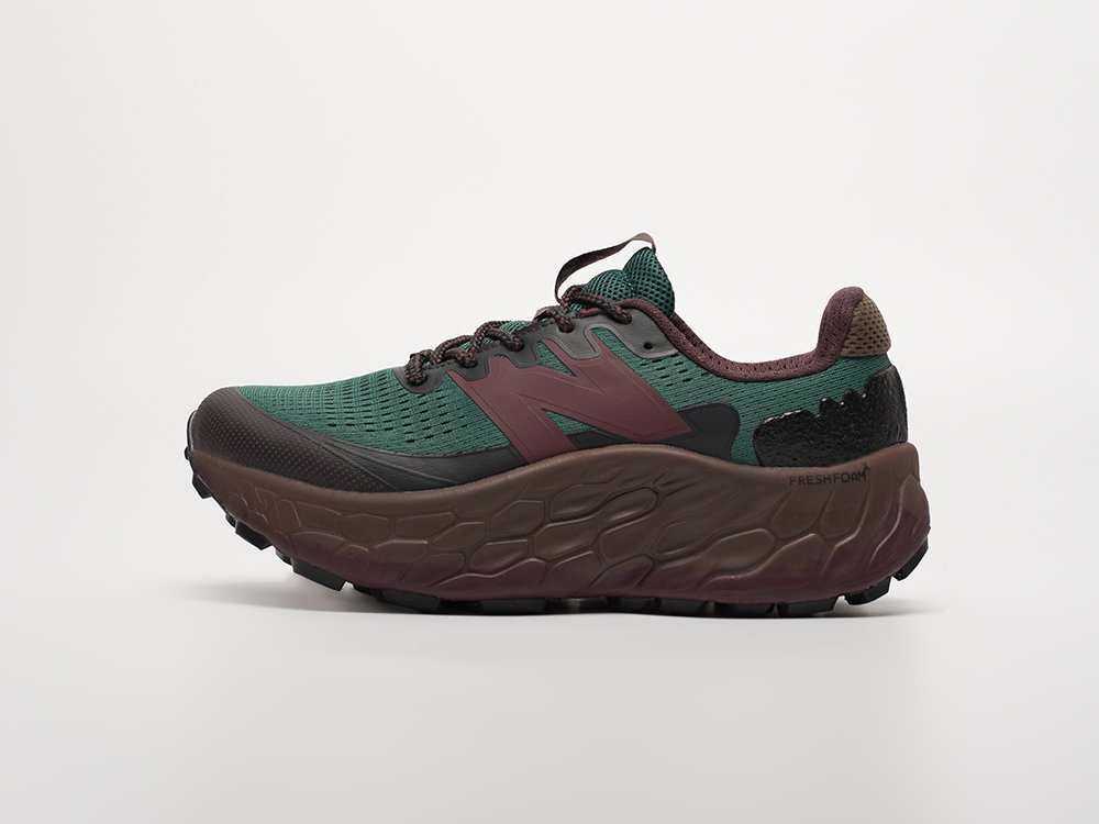 New Balance Fresh Foam X More Trail v3 зеленые текстиль мужские (AR32670) - фото 1