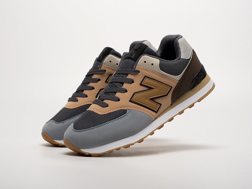New Balance 574 серые замша мужские (AR32675) - фото 2 New Balance 574 серые замша мужские (AR32675) - фото 2