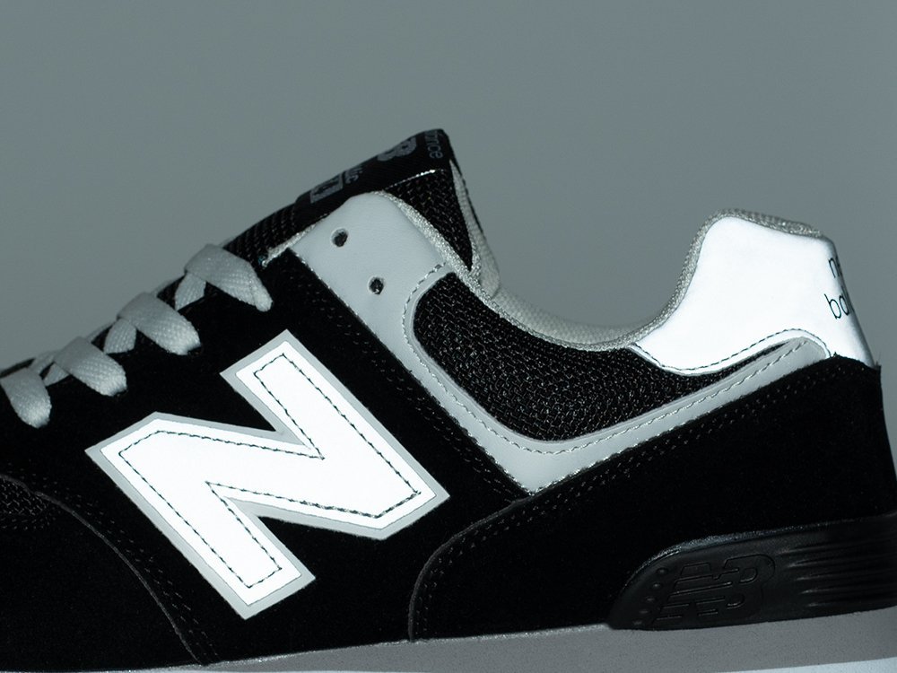 New Balance 574 черные замша мужские (AR32676) - фото 5 New Balance 574 черные замша мужские (AR32676) - фото 5