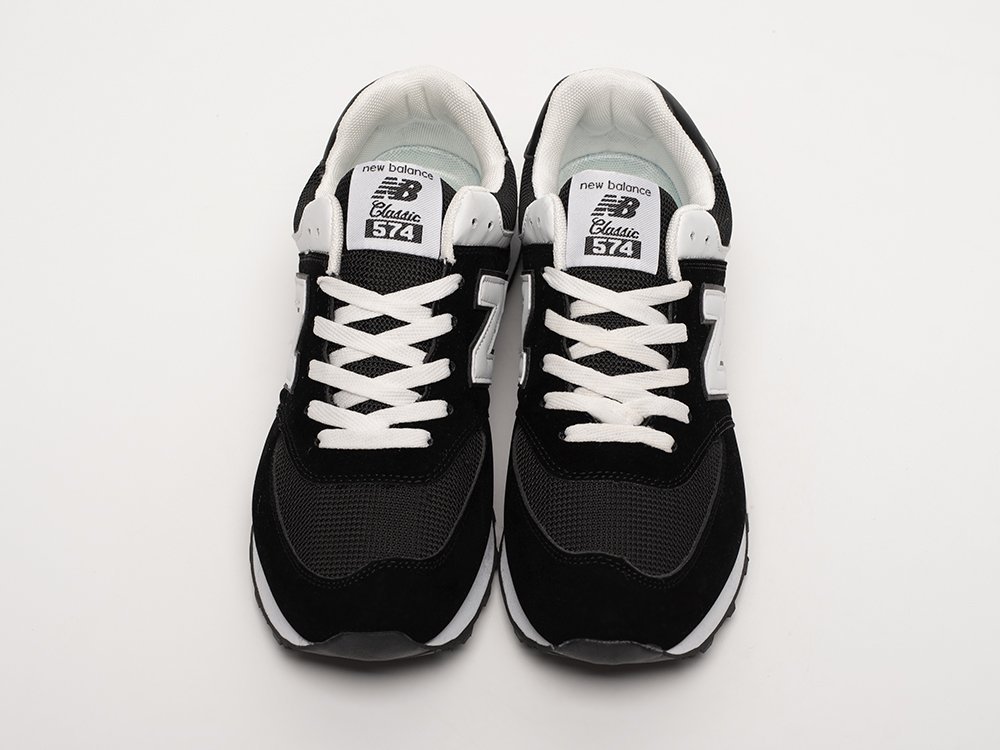 New Balance 574 черные замша мужские (AR32677) - фото 4 New Balance 574 черные замша мужские (AR32677) - фото 4