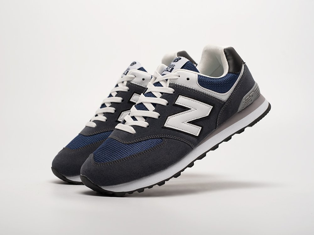 New Balance 574 синие замша мужские (AR32678) - фото 2 New Balance 574 синие замша мужские (AR32678) - фото 2