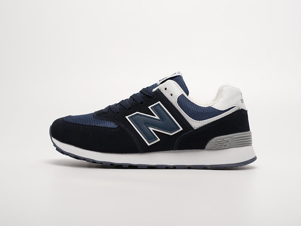 New Balance 574 черные замша мужские (AR32679) - фото 1 New Balance 574 черные замша мужские (AR32679) - фото 1