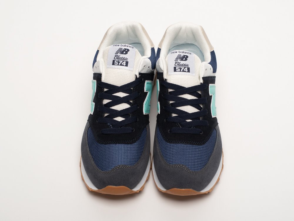 New Balance 574 синие замша мужские (AR32686) - фото 4 New Balance 574 синие замша мужские (AR32686) - фото 4