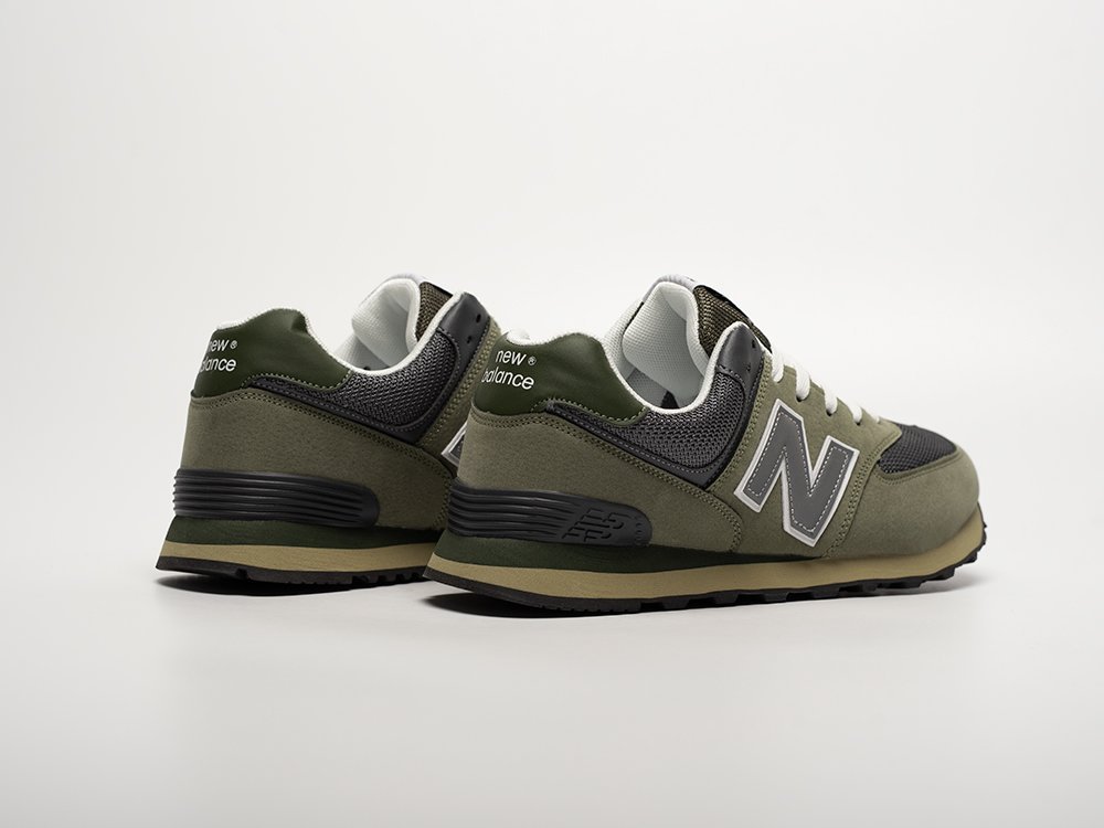 New Balance 574 зеленые замша мужские (AR32688) - фото 3 New Balance 574 зеленые замша мужские (AR32688) - фото 3