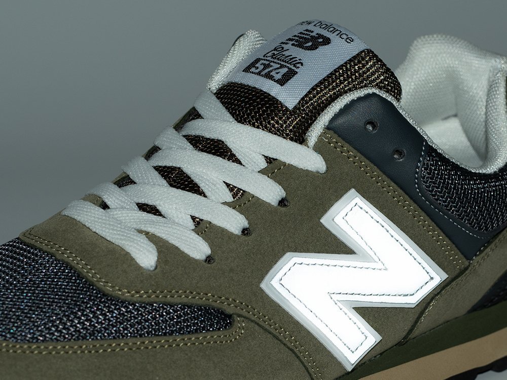 New Balance 574 зеленые замша мужские (AR32688) - фото 5 New Balance 574 зеленые замша мужские (AR32688) - фото 5