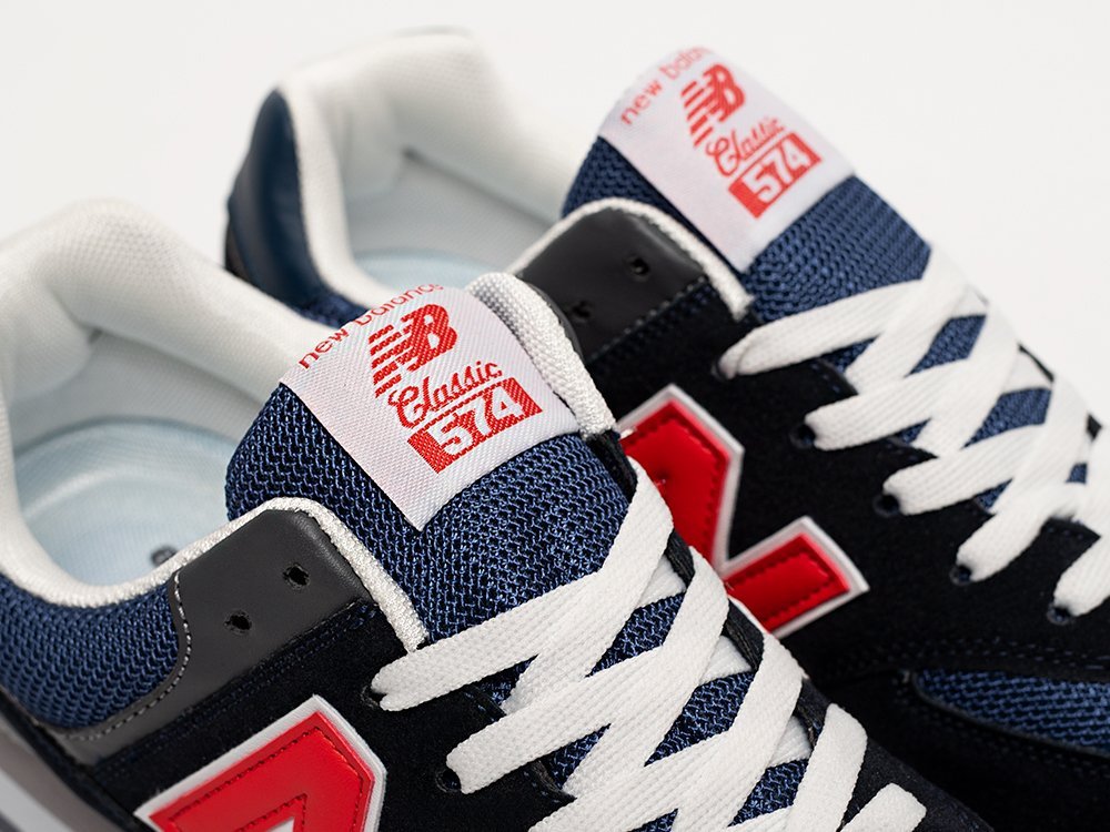 New Balance 574 синие замша мужские (AR32689) - фото 7 New Balance 574 синие замша мужские (AR32689) - фото 7