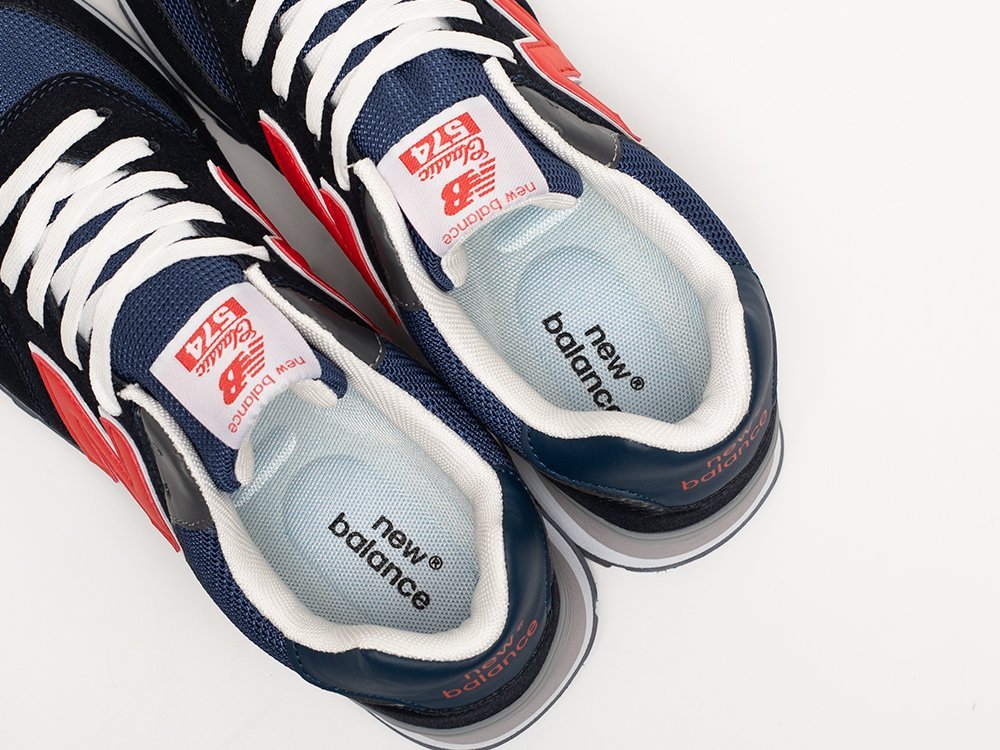 New Balance 574 синие замша мужские (AR32689) - фото 8 New Balance 574 синие замша мужские (AR32689) - фото 8