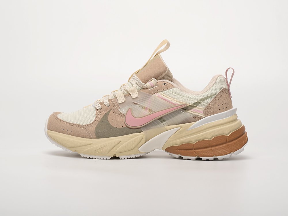 Nike V2K Run WMNS бежевые текстиль женские (AR32693) - фото 1