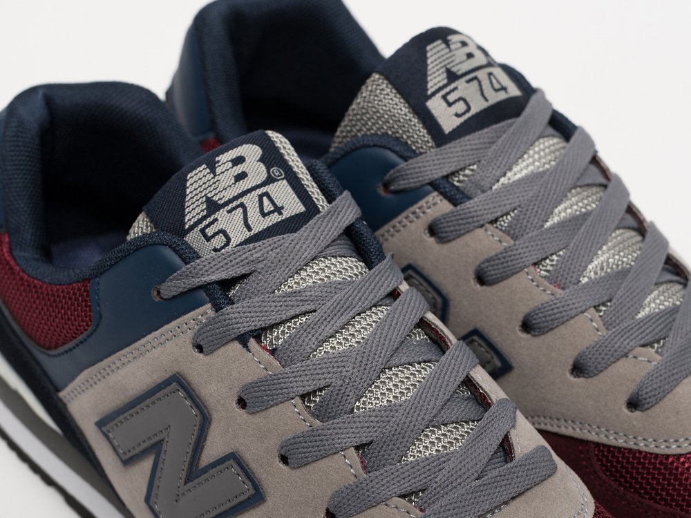 New Balance 574 разноцветные замша мужские (AR32694) - фото 7