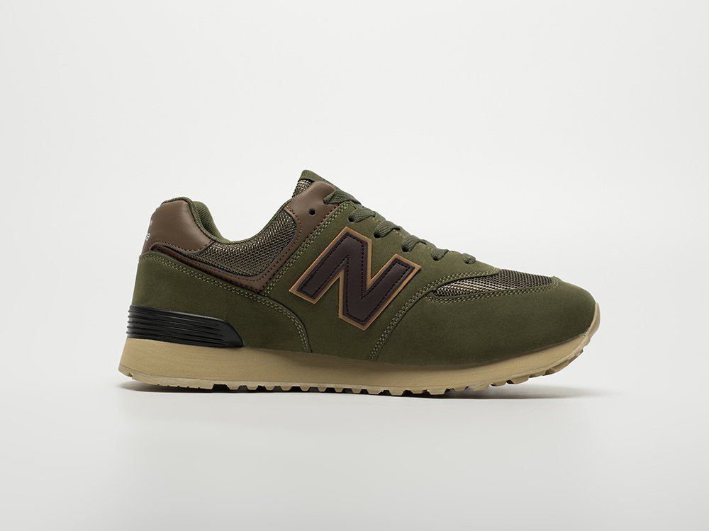 New Balance 574 зеленые замша мужские (AR32706) - фото 3 New Balance 574 зеленые замша мужские (AR32706) - фото 3