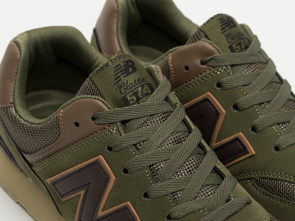 New Balance 574 зеленые замша мужские (AR32706) - фото 7 New Balance 574 зеленые замша мужские (AR32706) - фото 7