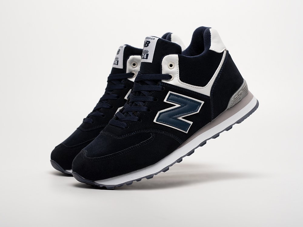 New Balance 574 Mid синие замша мужские (AR32709) - фото 2 New Balance 574 Mid синие замша мужские (AR32709) - фото 2