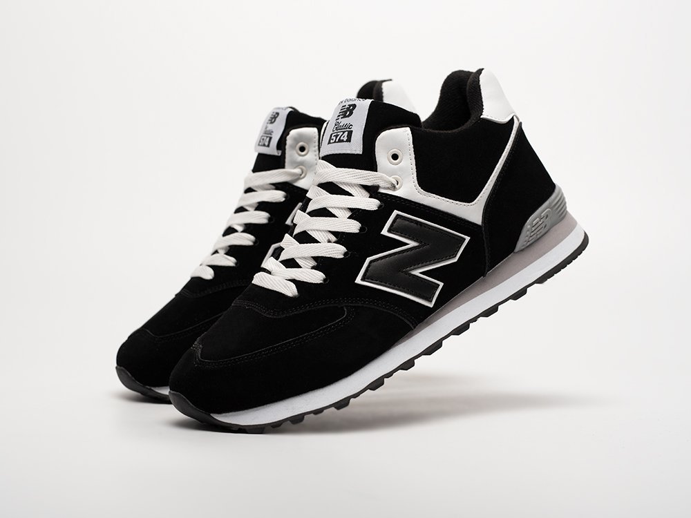 New Balance 574 Mid черные замша мужские (AR32710) - фото 2 New Balance 574 Mid черные замша мужские (AR32710) - фото 2