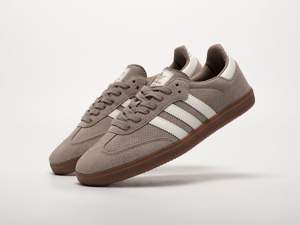 Adidas Samba OG коричневые замша мужские (AR32732) - фото 2 Adidas Samba OG коричневые замша мужские (AR32732) - фото 2