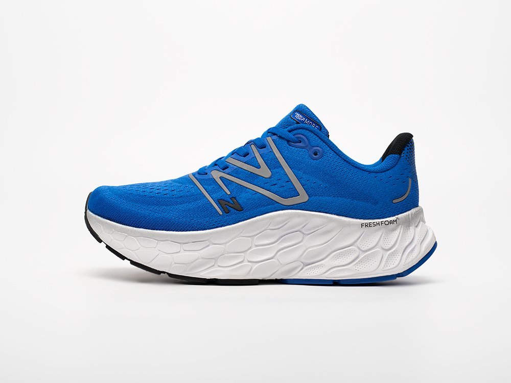 New Balance Fresh Foam X More Trail v4 синие текстиль мужские (AR33034) - фото 1