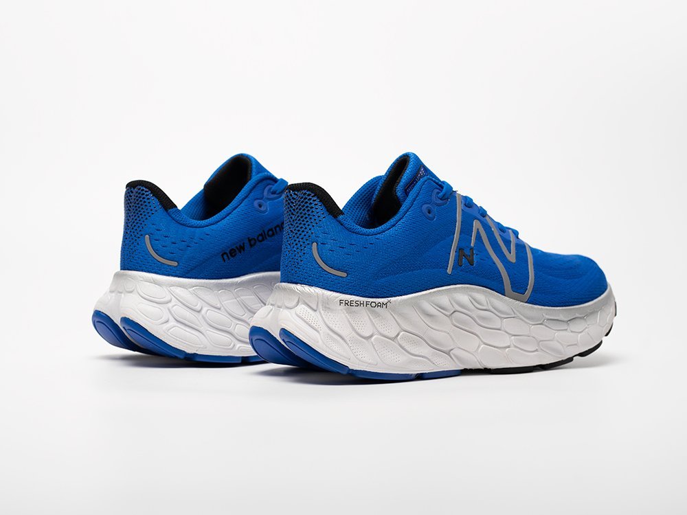 New Balance Fresh Foam X More Trail v4 синие текстиль мужские (AR33034) - фото 4