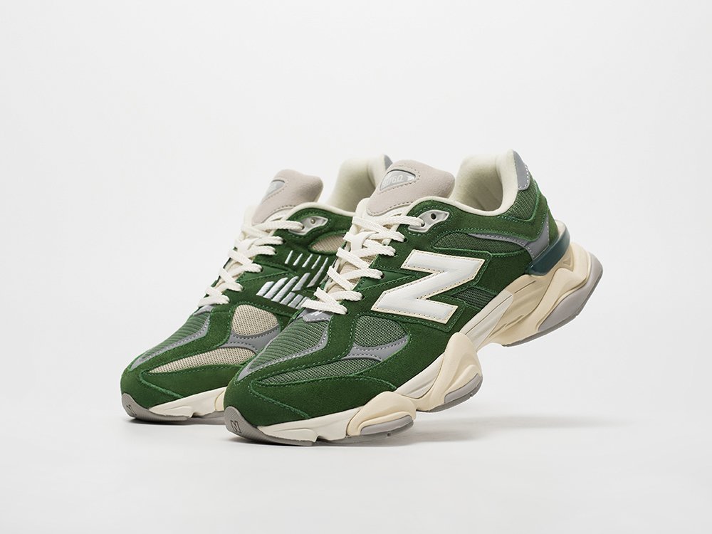 New Balance 9060 зеленые замша мужские (AR33040) - фото 2 New Balance 9060 зеленые замша мужские (AR33040) - фото 2