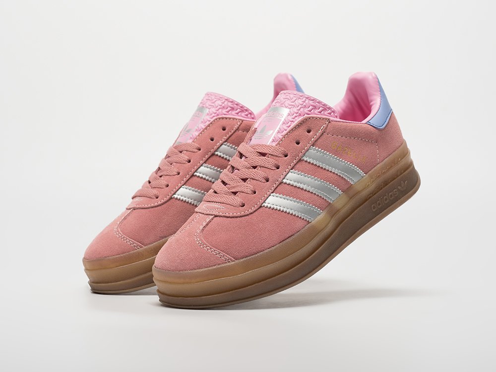 Adidas Gazelle Bold WMNS розовые замша женские (AR33041) - фото 2 Adidas Gazelle Bold WMNS розовые замша женские (AR33041) - фото 2
