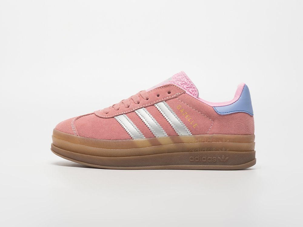 Adidas Gazelle Bold WMNS розовые замша женские (AR33041) - фото 1