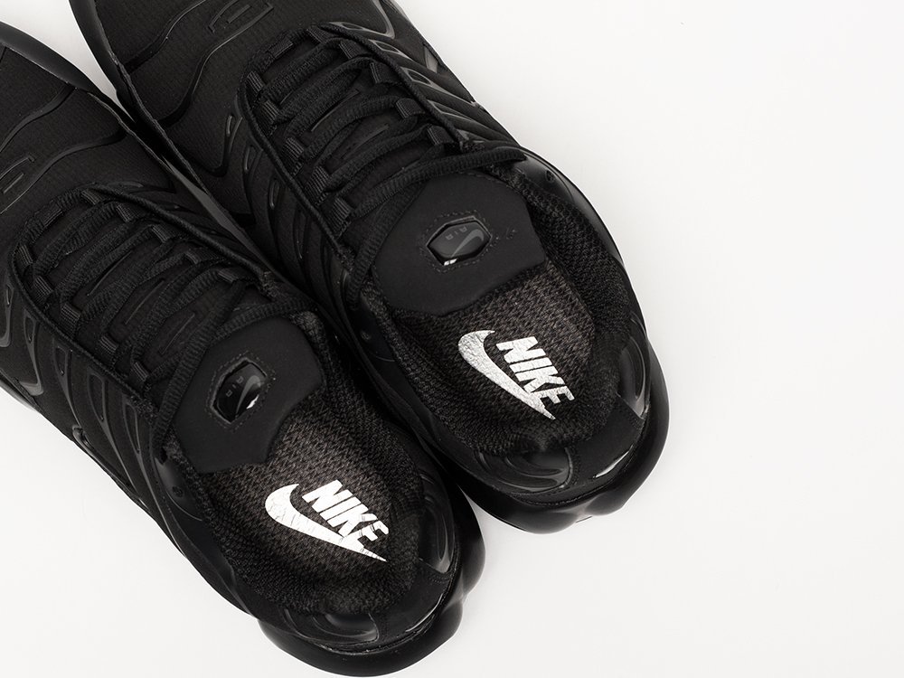 Air max plus - men's black/white/dark grey textile hotsell