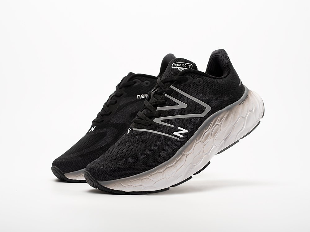 New Balance Fresh Foam X More Trail v4 черные текстиль мужские (AR33101) - фото 2