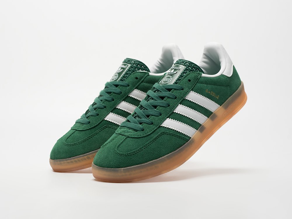 Adidas Gazelle OG зеленые замша мужские (AR33111) - фото 2 Adidas Gazelle OG зеленые замша мужские (AR33111) - фото 2