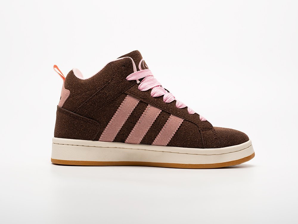 Adidas Campus High WMNS коричневые замша женские (AR33132) - фото 4