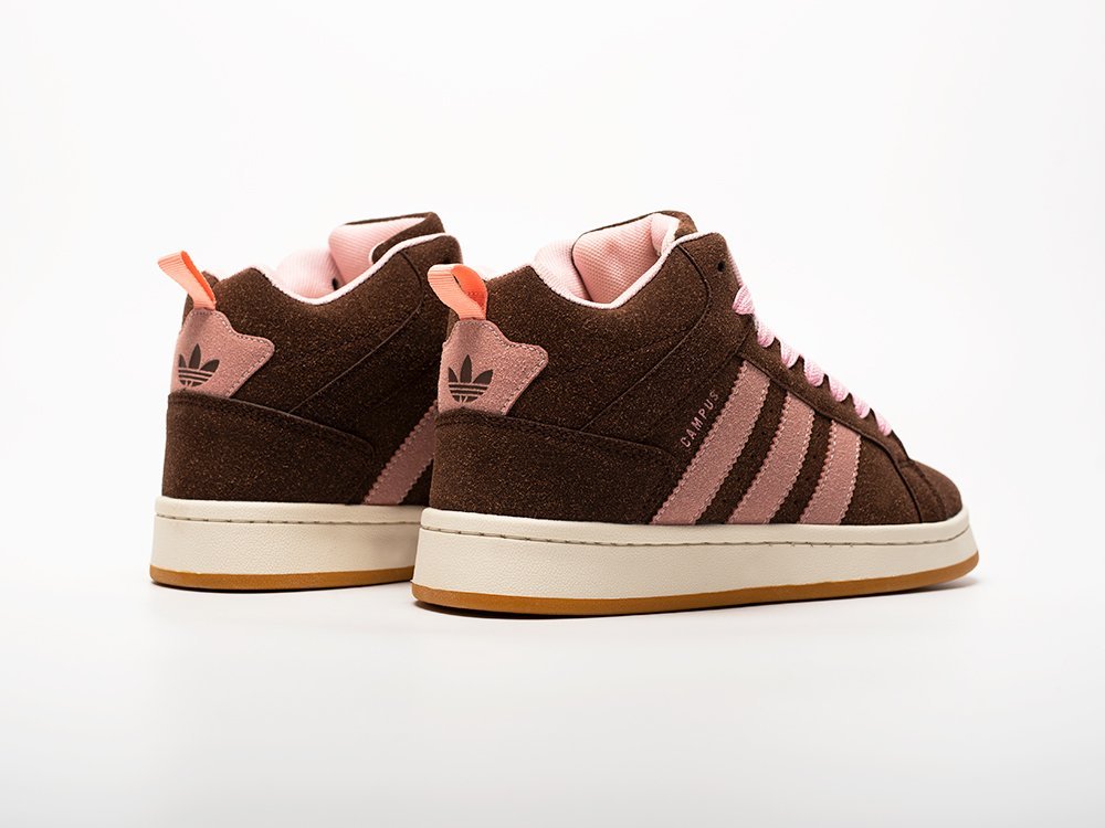 Adidas Campus High WMNS коричневые замша женские (AR33132) - фото 5