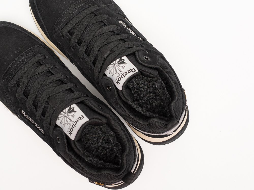 Reebok Classic Leather Mid Ripple черные замша мужские (AR33151) - фото 8 Reebok Classic Leather Mid Ripple черные замша мужские (AR33151) - фото 8