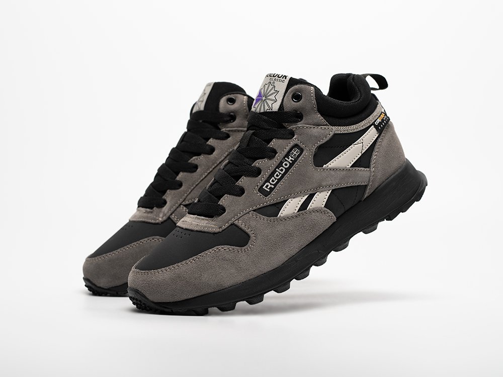 Reebok Classic Leather Mid Ripple серые замша мужские (AR33152) - фото 2 Reebok Classic Leather Mid Ripple серые замша мужские (AR33152) - фото 2