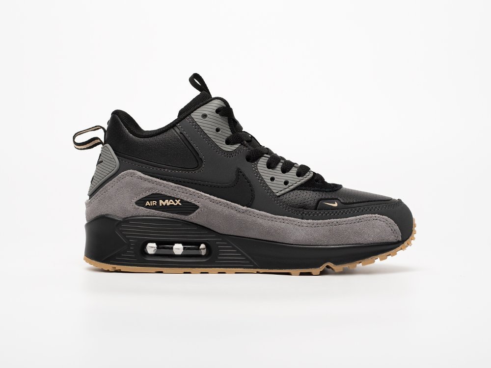 Nike Air Max 90 Mid Winter WMNS черные кожа женские (AR33167) - фото 3